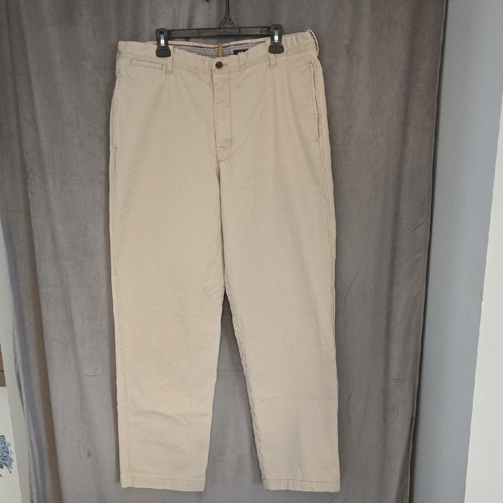 Timberland 38/34 Tan Chinos Straight-Leg Classic